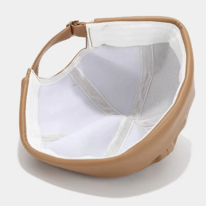 Kepurė be snapelio iš PU odos