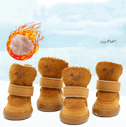 Žieminiai batukai augintiniams (4 vnt. rinkinys)