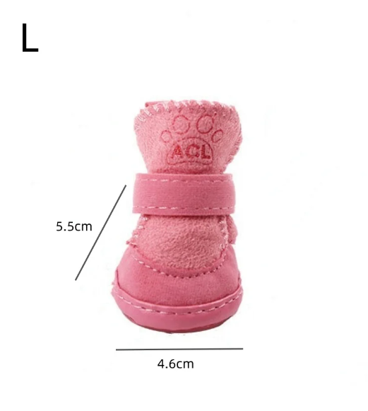 Žieminiai batukai augintiniams (4 vnt. rinkinys)