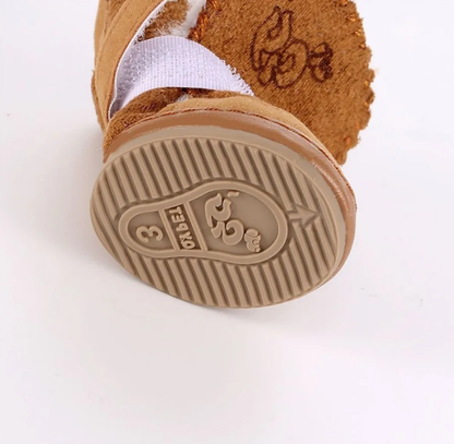 Žieminiai batukai augintiniams (4 vnt. rinkinys)