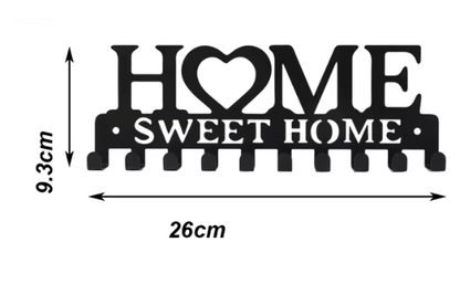 Metalinis raktų laikiklis „Sweet Home“