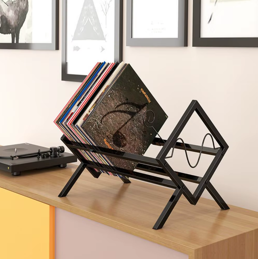 Vinilo plokštelių laikiklis