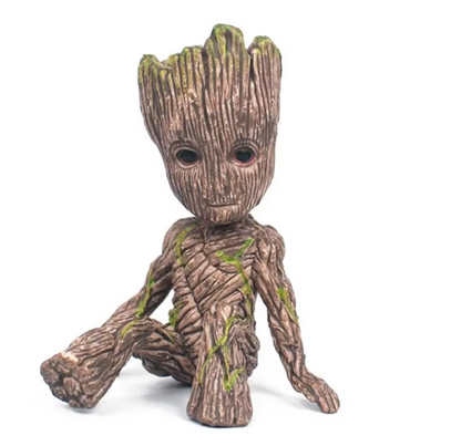 Medžio Žmogaus Groot Figūrėlė: Miniatiūrinis Disney Veiksmo Žaislas