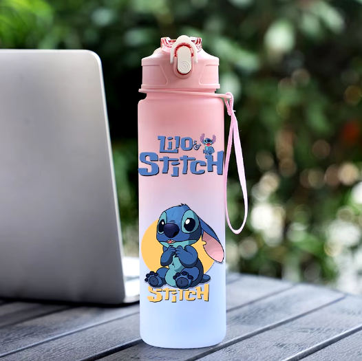 750 ml Lilo ir Stičo Vandens Gertuvė – Didelės Talpos Animacinė Gertuvė Vaikams!