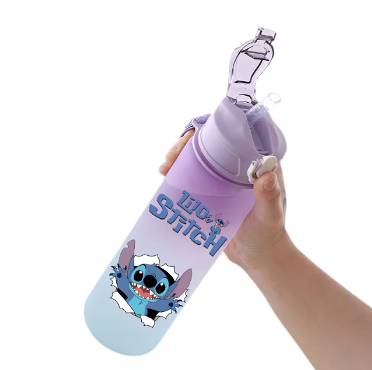 750 ml Lilo ir Stičo Vandens Gertuvė – Didelės Talpos Animacinė Gertuvė Vaikams!