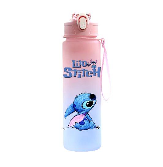 750 ml Lilo ir Stičo Vandens Gertuvė – Didelės Talpos Animacinė Gertuvė Vaikams!