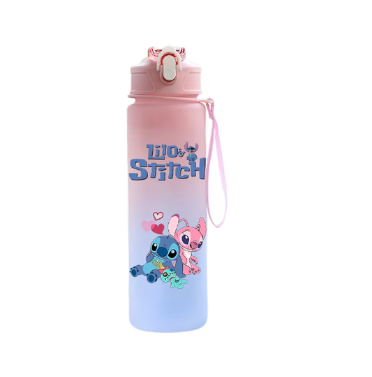 750 ml Lilo ir Stičo Vandens Gertuvė – Didelės Talpos Animacinė Gertuvė Vaikams!