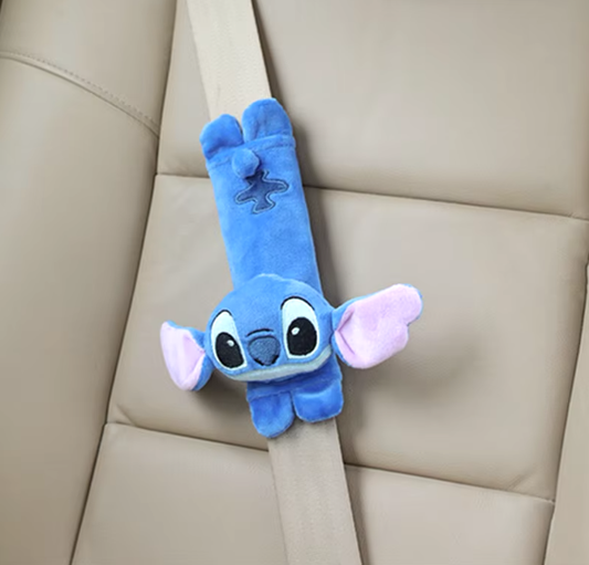 Stitch Automobilio Saugos Diržo Apsauga – Minkštas Ir Mielas Pliušinis Priedas