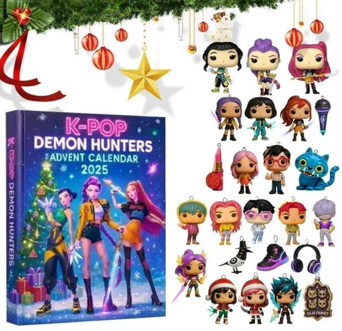 „KPOP Demon Hunters“ Kalėdinis advento kalendorius
